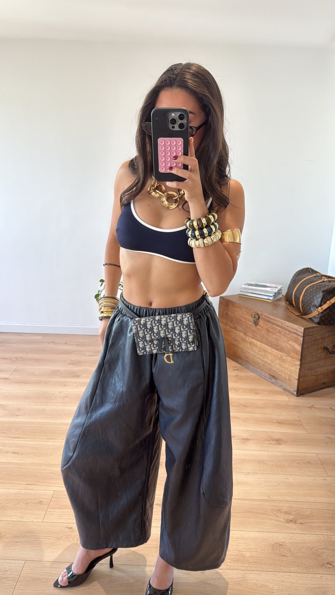 PANTALON « ALEXANDRIE » BLEU MARINE